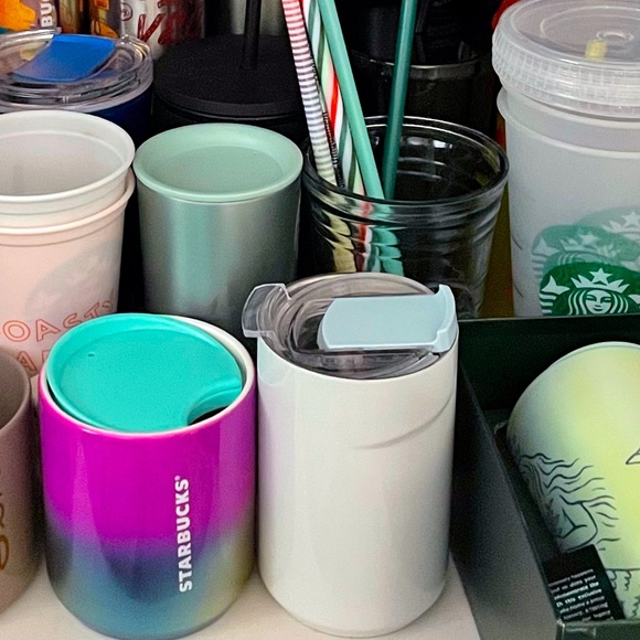 NWT Starbucks Colorful Metallic Cup - Picture 4 of 8